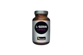 Sie sehen eine Packung Hanoju L-Serin Kapseln 500mg, Produktbild: 01 Hanoju L-Serin Kapseln 500mg, A-Nr.: 4255777 - 01