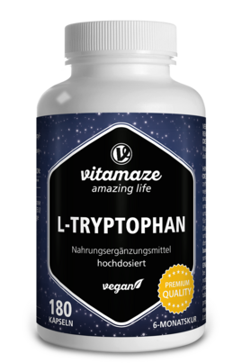 Vitamaze L-Tryptophan 500mg hochdosiert vegan, A-Nr.: 5274038 - 01