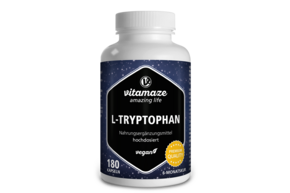 Vitamaze L-Tryptophan 500mg hochdosiert vegan, A-Nr.: 5274038 - 01