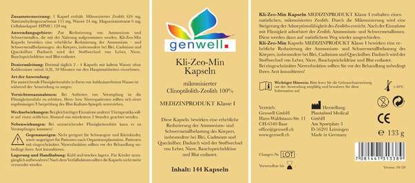 Floramed Kli-Zeo-Min Kapseln, A-Nr.: 4790631 - 01