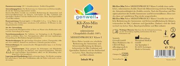 Floramed Kli-Zeo-Min Pulver, A-Nr.: 4790648 - 01