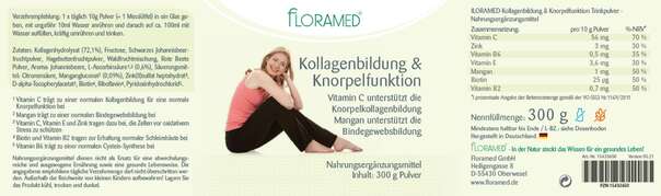 Floramed Kollagenbildung &amp; Knorpelfunktion Pulver, A-Nr.: 4390110 - 01