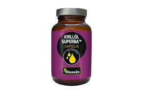 Sie sehen eine Packung Hanoju Krillöl Superba™ Kapseln 500mg, Produktbild: 01 Hanoju Krillöl Superba™ Kapseln 500mg, A-Nr.: 4385161 - 01