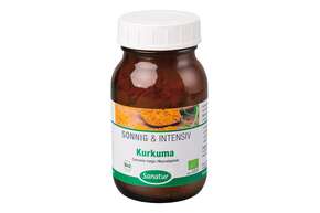 Sie sehen eine Packung Kurkuma Wurzel Bio Pulver Sanatur, Produktbild: 01 Kurkuma Wurzel Bio Pulver Sanatur, A-Nr.: 4392468 - 01