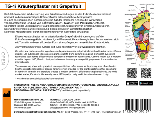 TG-1i Kräuterpflaster mit Grapefruit, A-Nr.: 4831436 - 03