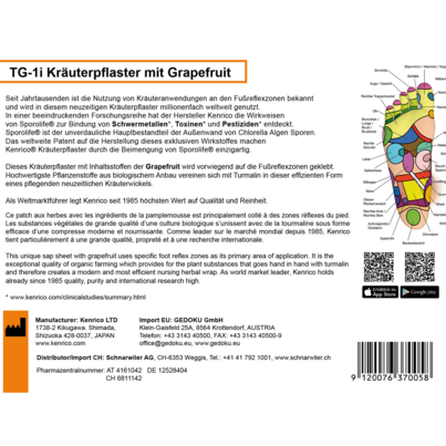 TG-1i Kräuterpflaster mit Grapefruit, A-Nr.: 4161042 - 03