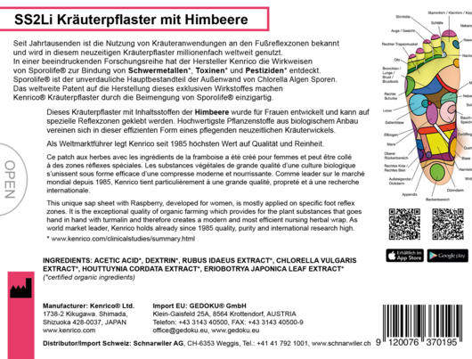 SS2Li Kräuterpflaster mit Himbeere, A-Nr.: 4831459 - 03