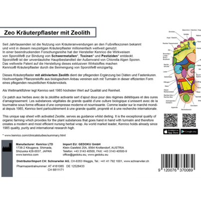 ZEO Kräuterpflaster mit Zeolith, A-Nr.: 4831494 - 03