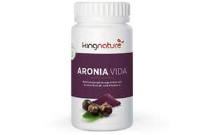 Sie sehen eine Packung Kingnature Aronia Vida, Produktbild: 01 Kingnature Aronia Vida, A-Nr.: 4596366 - 01