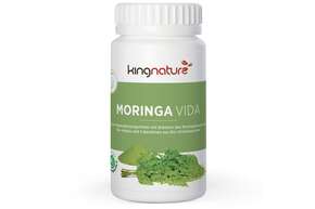 Sie sehen eine Packung Kingnature Moringa Vida, Produktbild: 01 Kingnature Moringa Vida, A-Nr.: 4596461 - 01