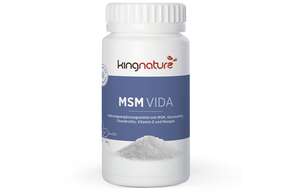 Sie sehen eine Packung Kingnature MSM Vida, Produktbild: 01 Kingnature MSM Vida, A-Nr.: 4765834 - 01