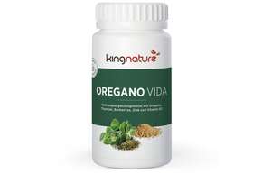 Sie sehen eine Packung Kingnature Oregano Vida, Produktbild: 01 Kingnature Oregano Vida, A-Nr.: 5208366 - 01
