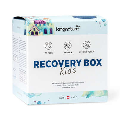 Sie sehen eine Packung KINGNATURE Recovery Box Kids PNI, Produktbild: 01 KINGNATURE Recovery Box Kids PNI, A-Nr.: 5804648 - 01