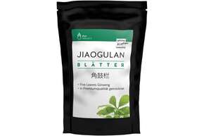 Sie sehen eine Packung doc nature’s Jiaogulan Blätter, lose, Produktbild: 01 doc nature’s Jiaogulan Blätter, lose, A-Nr.: 5619342 - 01