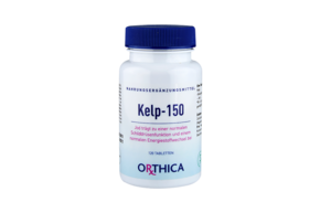 Sie sehen eine Packung Kelp 150 Jod Tabletten, Produktbild: 01 Kelp 150 Jod Tabletten, A-Nr.: 5395322 - 01