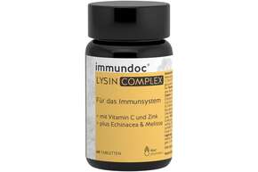 Sie sehen eine Packung immundoc® LYSIN COMPLEX, Produktbild: 01 immundoc® LYSIN COMPLEX, A-Nr.: 5632207 - 01