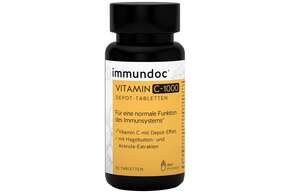 Sie sehen eine Packung immundoc® VITAMIN C-1000, Produktbild: 01 immundoc® VITAMIN C-1000, A-Nr.: 5374774 - 01