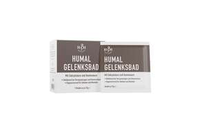 Sie sehen eine Packung Humal Gelenksbad 7 Beutel zu je 37 g, Produktbild: 01 Humal Gelenksbad 7 Beutel zu je 37 g, A-Nr.: 4394740 - 01