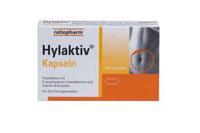 Sie sehen eine Packung Hylaktiv Kapseln, Produktbild: 01 Hylaktiv Kapseln, A-Nr.: 3423600 - 01