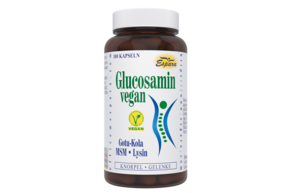Sie sehen eine Packung Espara Glucosamin vegan Kapseln, Produktbild: 01 Espara Glucosamin vegan Kapseln, A-Nr.: 4391061 - 01
