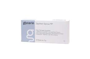 Sie sehen eine Packung Glycerin Zäpfchen "Sanova" MP 2g, Produktbild: 01 Glycerin Zäpfchen "Sanova" MP 2g, A-Nr.: 3170524 - 01