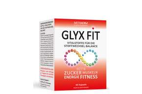 Sie sehen eine Packung GLYX FIT Kapseln METANORM®, Produktbild: 01 GLYX FIT Kapseln METANORM®, A-Nr.: 4918315 - 01