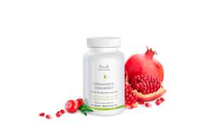 Sie sehen eine Packung Granatapfel-Cranberry Kapseln, Produktbild: 01 Granatapfel-Cranberry Kapseln, A-Nr.: 4488719 - 01