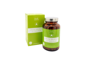 Sie sehen eine Packung Grüne Balance 12 Tage Botanical Mix, Produktbild: 01 Grüne Balance 12 Tage Botanical Mix, A-Nr.: 5663231 - 01