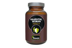 Sie sehen eine Packung Hanoju Haarvital Women Kapseln, Produktbild: 01 Hanoju Haarvital Women Kapseln, A-Nr.: 4492690 - 01