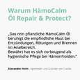 Sie sehen eine Packung Casida HämoCalm Öl Repair & Protect, Produktbild: 03 Casida HämoCalm Öl Repair & Protect, A-Nr.: 4250219 - 03