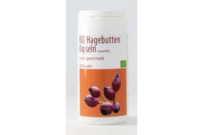 Sie sehen eine Packung HAGEBUTTEN BIO KPS CAESARO 200 ST, Produktbild: 01 HAGEBUTTEN BIO KPS CAESARO 200 ST, A-Nr.: 3148252 - 01