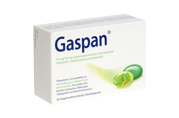 Gaspan® 90 mg/50 mg Weichkapseln, A-Nr.: 4979618 - 01