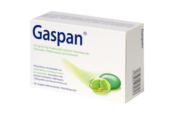 Gaspan® 90 mg/50 mg Weichkapseln, A-Nr.: 4979618 - 02