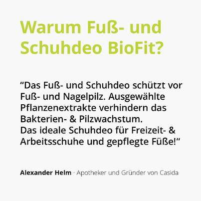 Fuss- und Schuhdeo Biofit Pflanzlich Spray, A-Nr.: 4285778 - 03