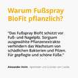 Sie sehen eine Packung Fussspray Biofit, Produktbild: 03 Fussspray Biofit, A-Nr.: 4285761 - 03