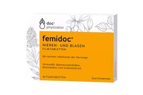 femidoc® NIEREN- UND BLASEN FILMTABLETTEN, A-Nr.: 4965757 - 01