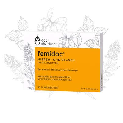 femidoc® NIEREN- UND BLASEN FILMTABLETTEN, A-Nr.: 4965757 - 03