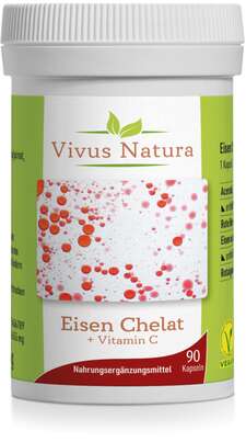 Eisen Chelat + Vitamin C Kapseln, A-Nr.: 5758799 - 02