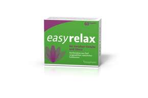Sie sehen eine Packung easyrelax Kapseln, Produktbild: 01 easyrelax Kapseln, A-Nr.: 5163273 - 01