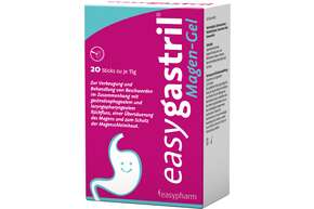 Sie sehen eine Packung easygastril Magen-Gel, Produktbild: 01 easygastril Magen-Gel, A-Nr.: 5038711 - 01
