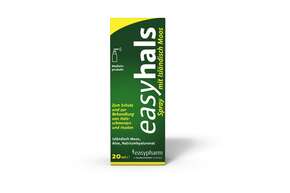 Sie sehen eine Packung easyhals Spray mit Isländisch Moos, Produktbild: 01 easyhals Spray mit Isländisch Moos, A-Nr.: 5419293 - 01