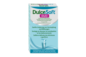 Sie sehen eine Packung DulcoSoft® DUO, Produktbild: 01 DulcoSoft® DUO, A-Nr.: 5430260 - 01