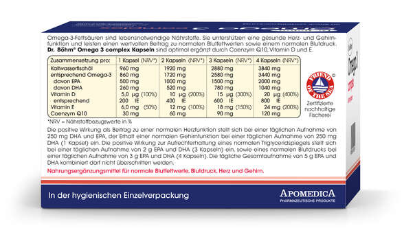 Dr. Böhm Omega 3 complex, A-Nr.: 4733573 - 03