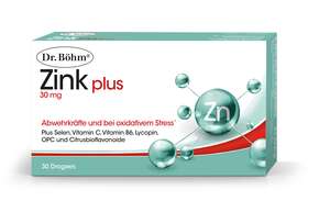 Sie sehen eine Packung Dr. Böhm Zink plus, Produktbild: 01 Dr. Böhm Zink plus, A-Nr.: 4600116 - 01