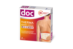 Sie sehen eine Packung doc® Therma Rücken 2 ST, Produktbild: 01 doc® Therma Rücken 2 ST, A-Nr.: 5672419 - 01
