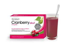 Sie sehen eine Packung Dr. Böhm Cranberry akut, Produktbild: 01 Dr. Böhm Cranberry akut, A-Nr.: 4830187 - 01