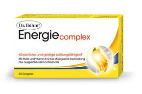 Sie sehen eine Packung Dr. Böhm Energie complex Dragees, Produktbild: 01 Dr. Böhm Energie complex Dragees, A-Nr.: 3440165 - 01