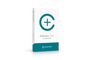 Sie sehen eine Packung cerascreen Hausstaub Allergie-Test, Produktbild: 01 cerascreen Hausstaub Allergie-Test, A-Nr.: 4879242 - 01