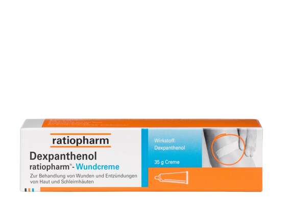 Dexpanthenol ratiopharm® Wundcreme, A-Nr.: 2424276 - 01