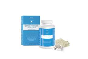 Sie sehen eine Packung Detox Kapseln 24 Tage Kur, Produktbild: 01 Detox Kapseln 24 Tage Kur, A-Nr.: 4488949 - 01